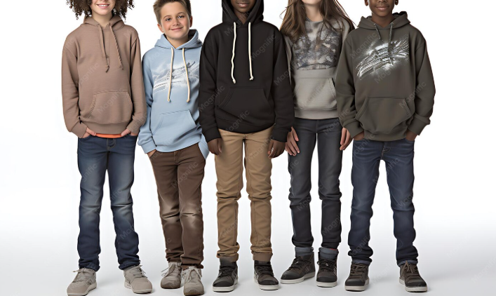 Enfants en hoodies — collection Malaika Kids